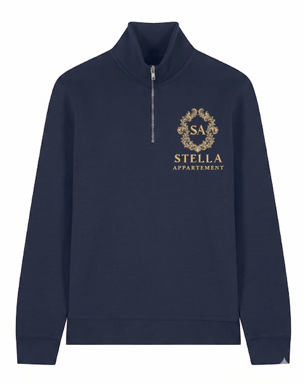 The signature stella appartement logo Quarter zip