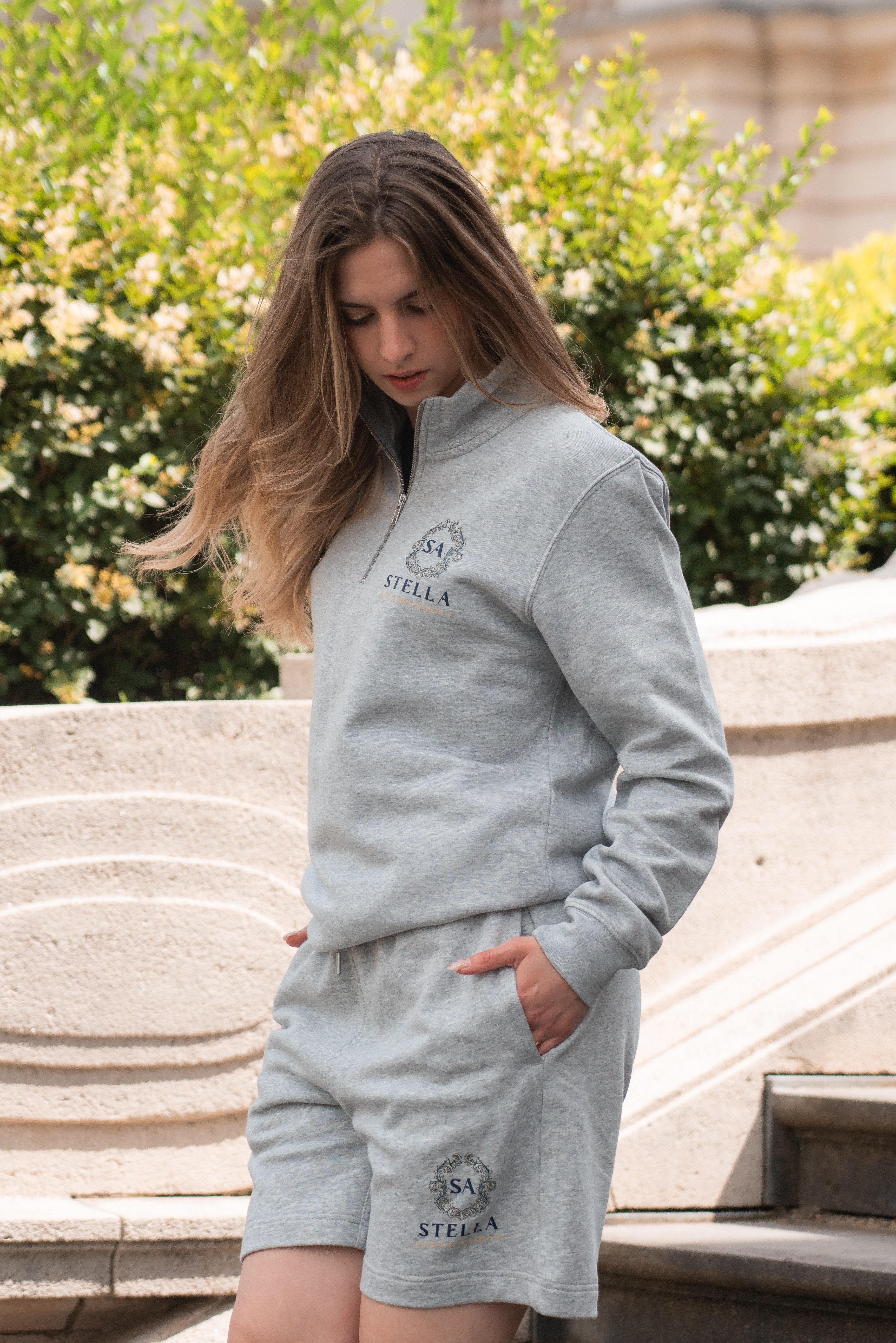 The signature stella appartement logo Quarter Zip