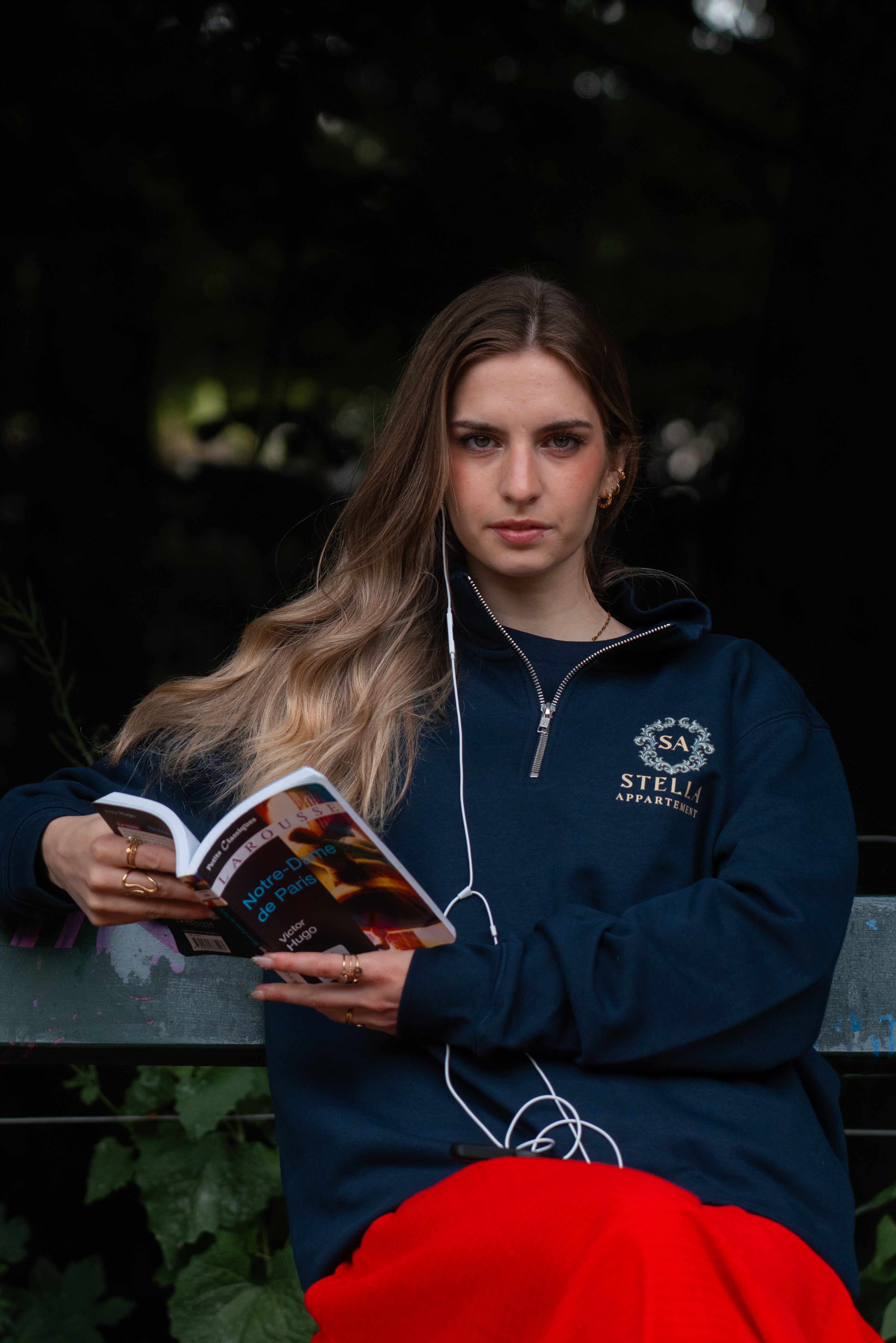 The signature stella appartement logo Quarter zip
