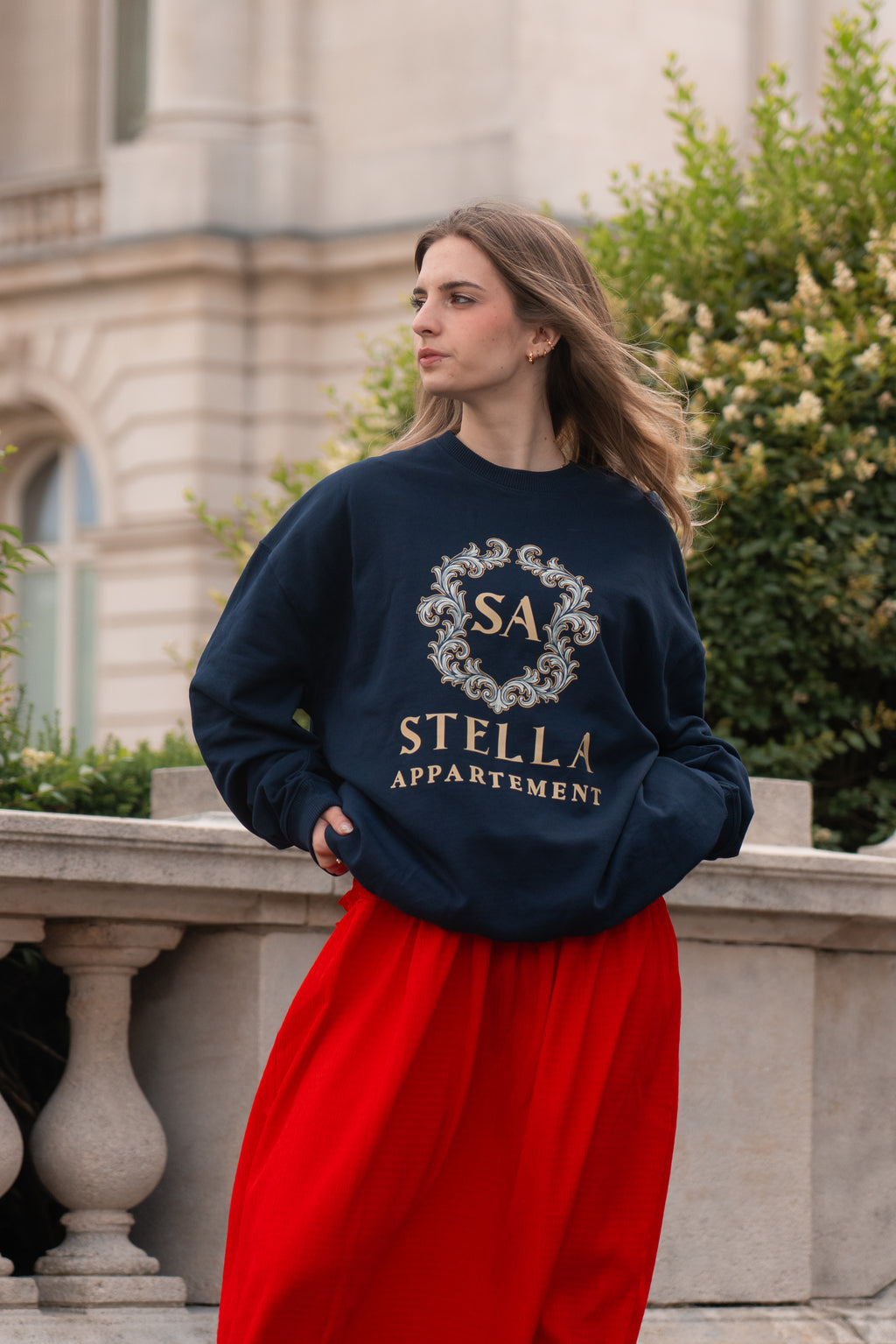 The signature stella appartement logo  Crewneck