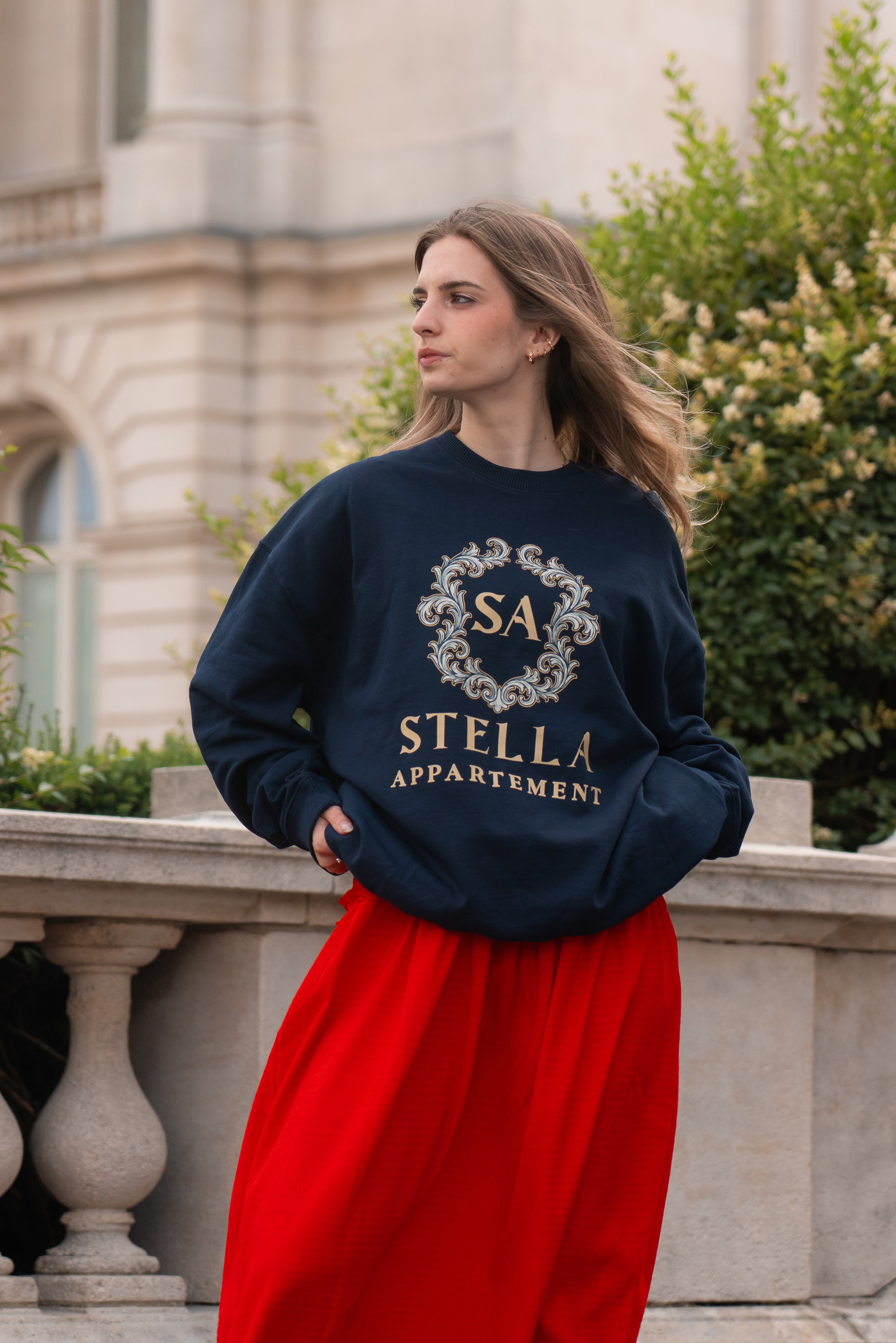 The signature stella appartement logo  Crewneck