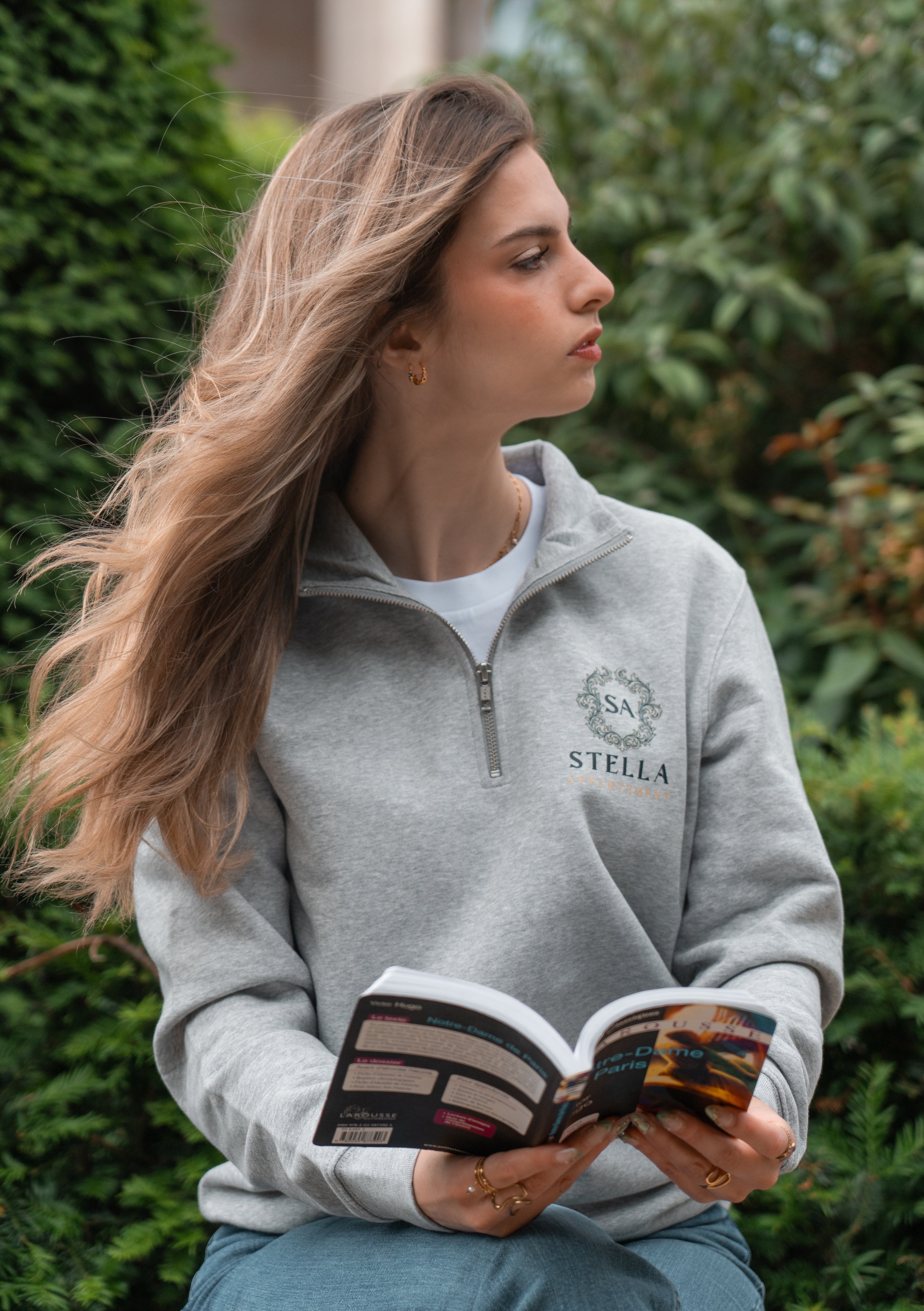 The signature stella appartement logo Quarter Zip